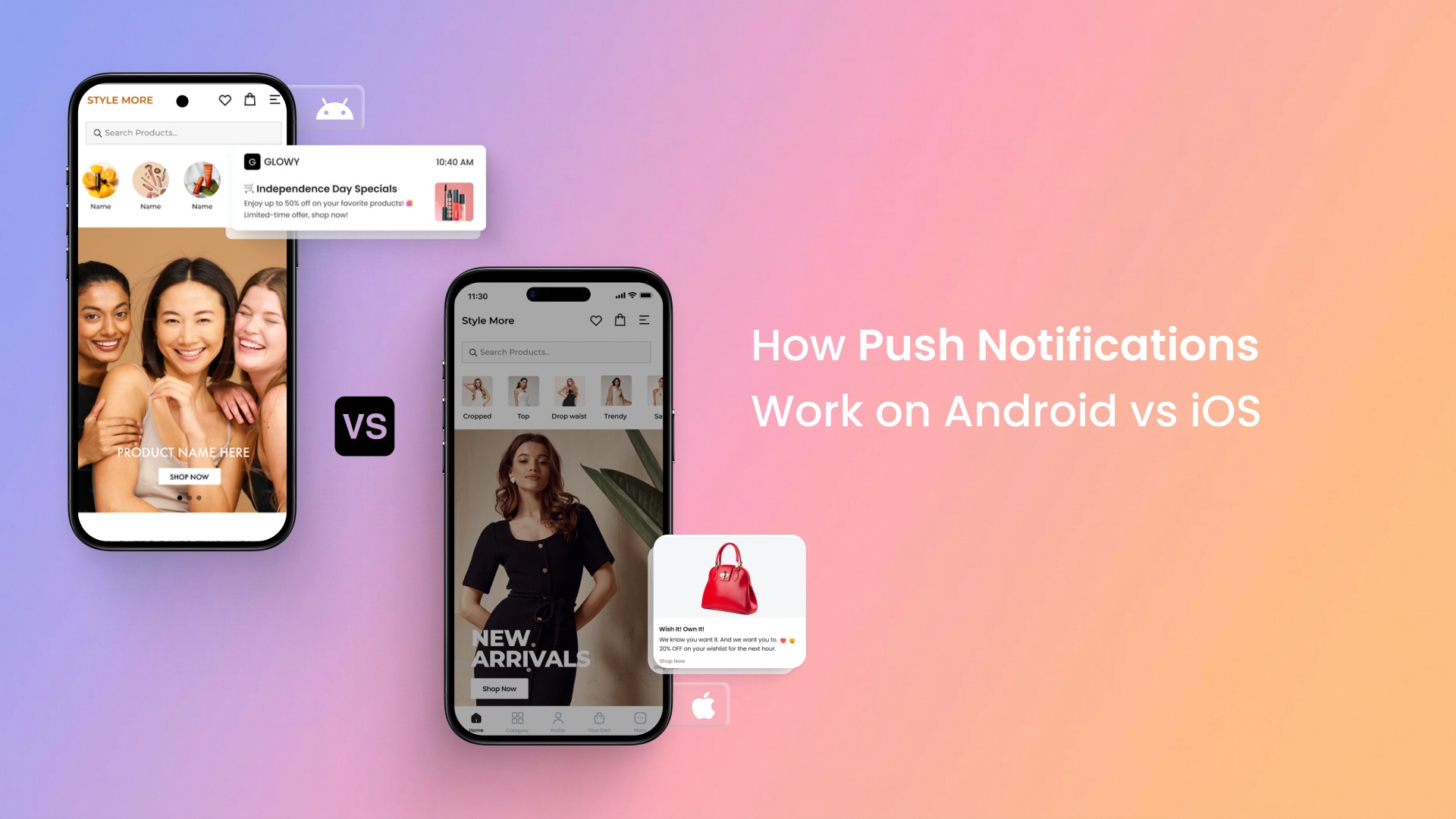 How Push Notifications Work on Android vs iOS: Key Differences