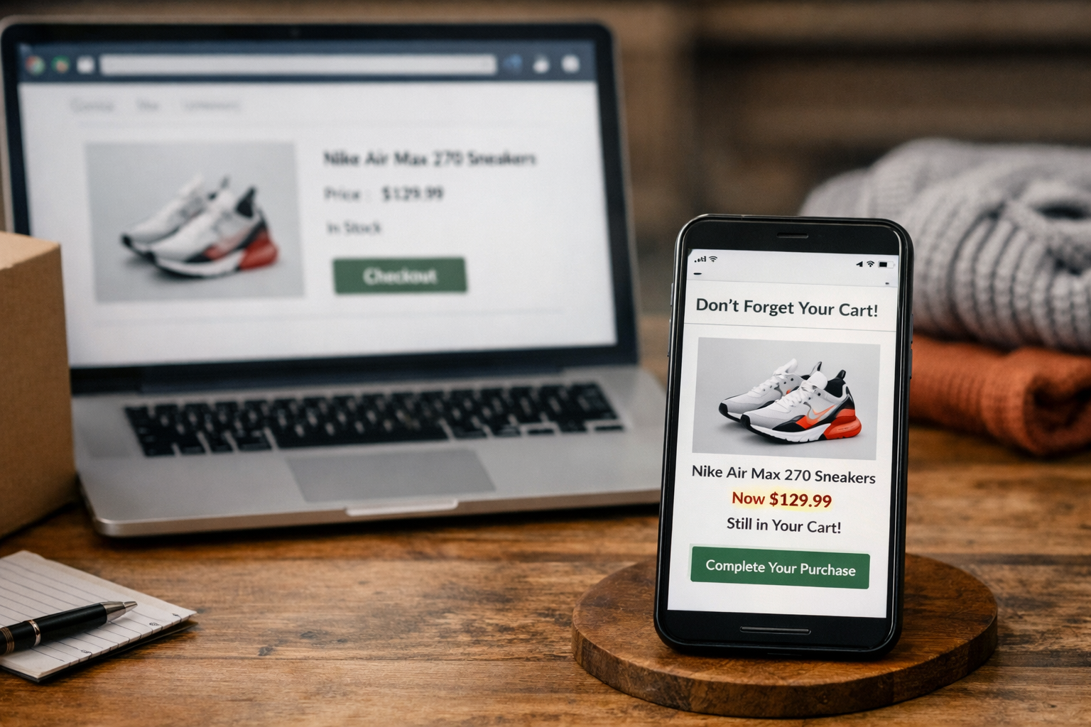 Abandoned Cart Reminder With Product Context