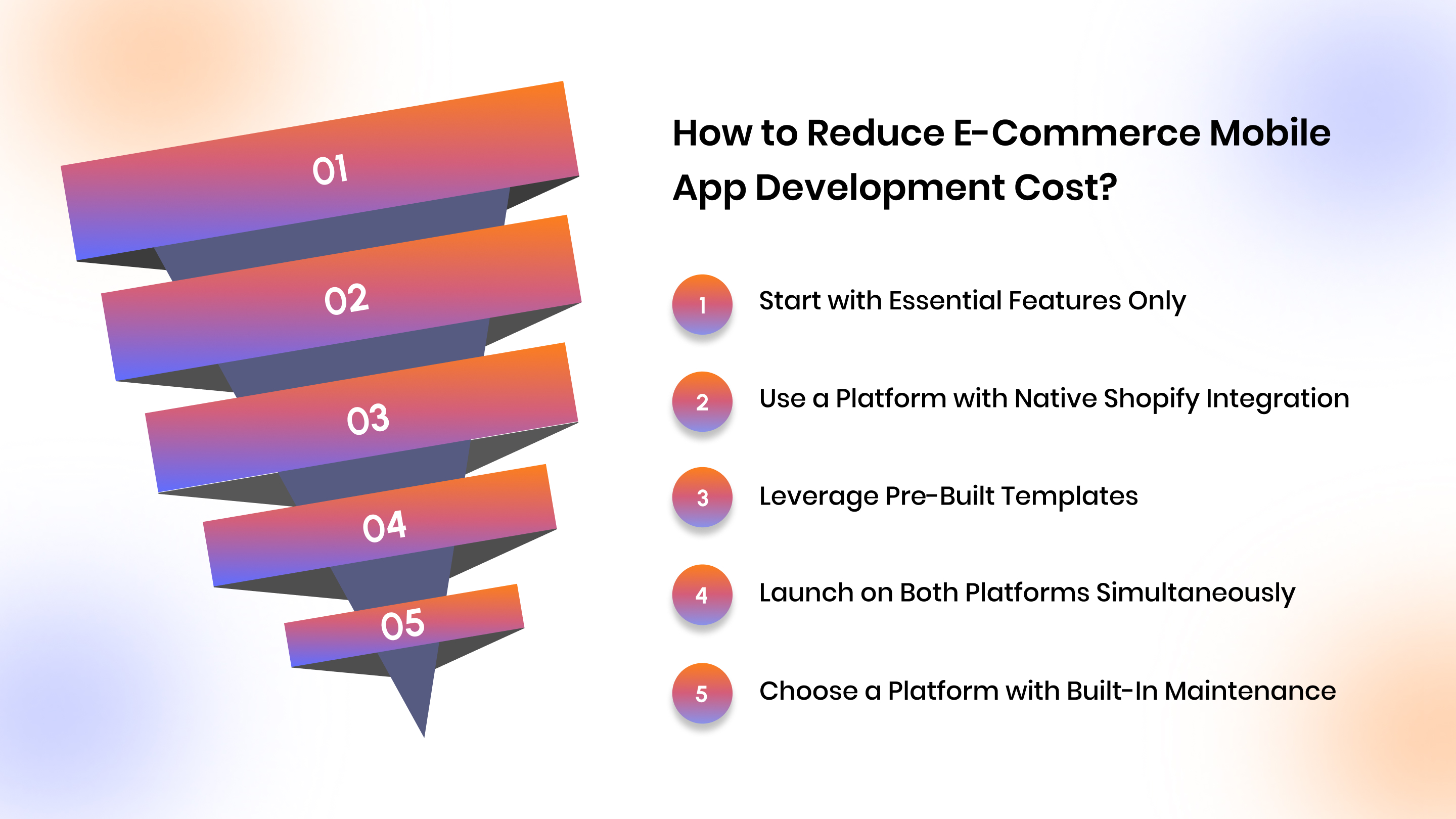 How to Reduce E-Commerce Mobile App Development Cost?